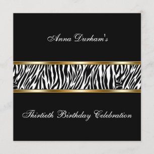 Einladung für hochklassige Tierwerbung [Zebra - Sc