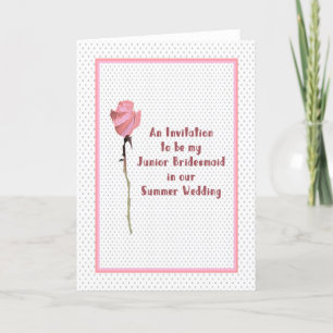 Einladung für Junior Bridesmaid bei der Sommerhoch