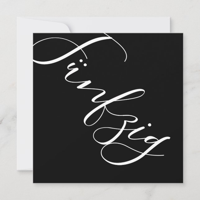 Einladung Geburtstag (inkl. Briefumschlag) (Vorderseite)