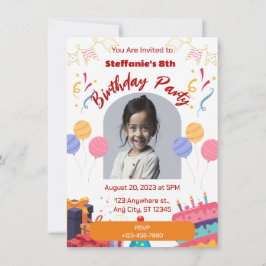 Einladung Geburtstag Personalize Card