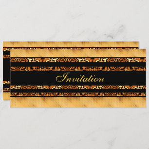 Einladung Gold Africa auf Black