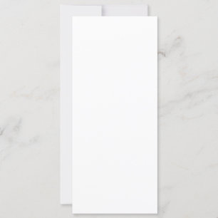 Einladung, Größe: 4" x 9,25", Papier: Semi-Glo Einladung