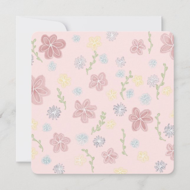 Einladung, Größe: 5,25" x 5,25", Papier: Einladung (Vorderseite)