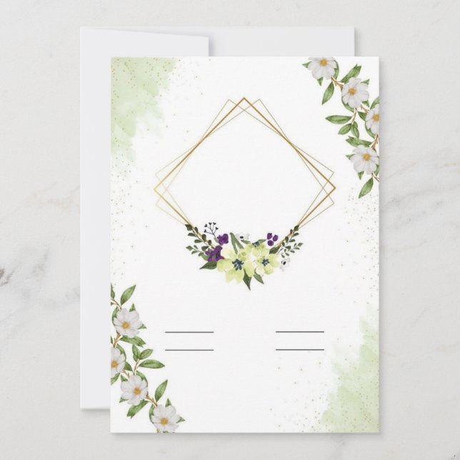 Einladung, Größe: 5" x 7", Papier: Matte, Enve Einladung (Vorderseite)