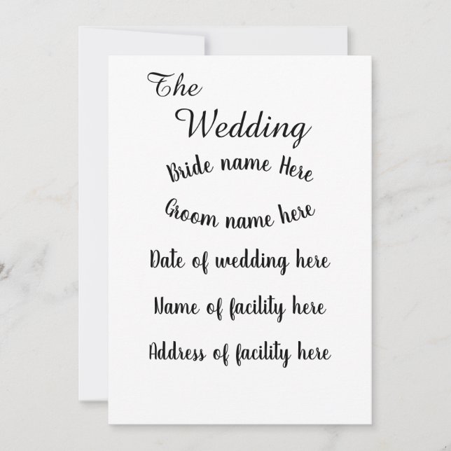 Einladung, Größe: 5" x 7", Papier: Matte, Stan Einladung (Vorderseite)