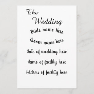 Einladung, Größe: 5" x 7", Papier: Matte, Stan Einladung