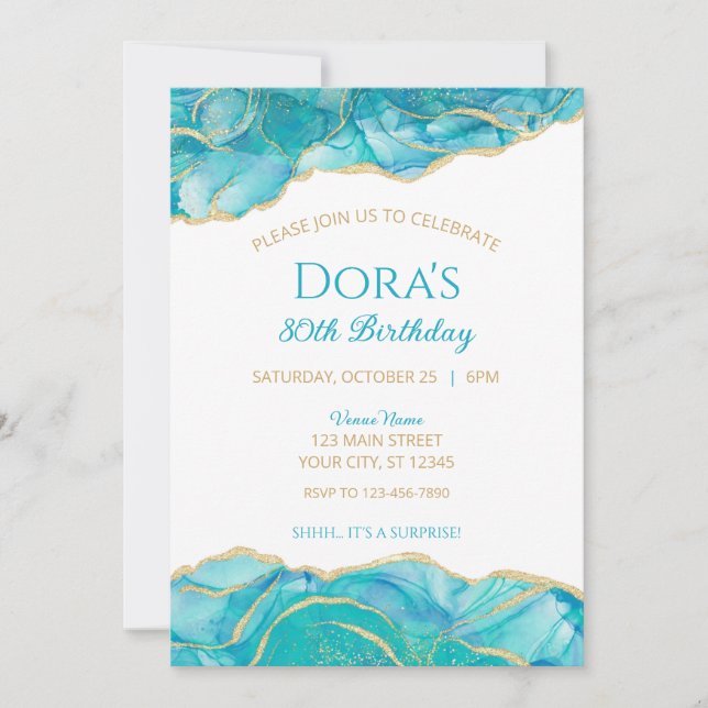 Einladung, Größe: 5" x 7", Papier: Unterschrift Einladung (Vorderseite)