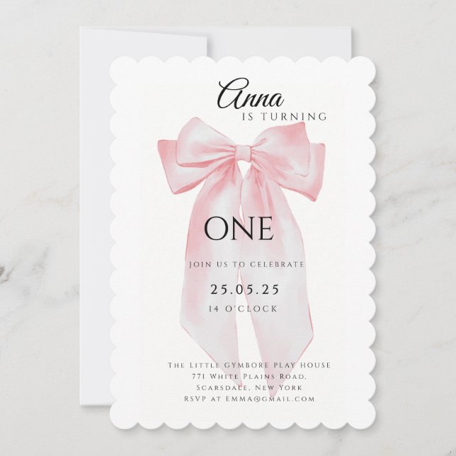 Einladung, Größe: 5" x 7", Papier: Unterschrift Einladung (Vorderseite)