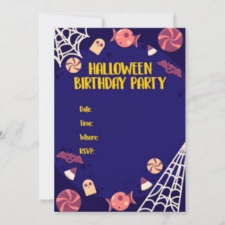 Einladung Halloween Geburtstagsparty