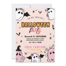 Einladung Halloween Girly Tochter Party