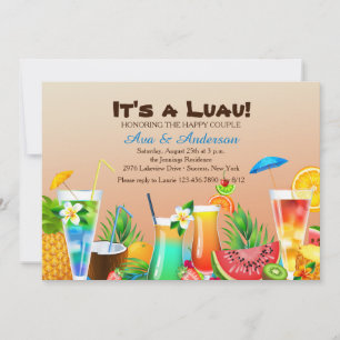 Einladung Hawaiian Luau