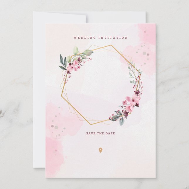 Einladung Hochzeit (Vorderseite)