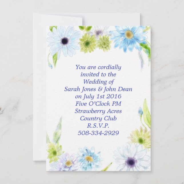 Einladung Hochzeit (Vorderseite)