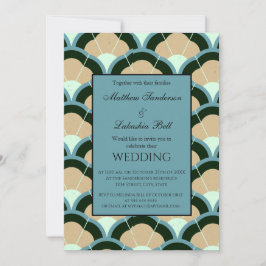 Einladung Hochzeit Art Deco