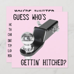 Einladung - Hochzeit - "Hitched"