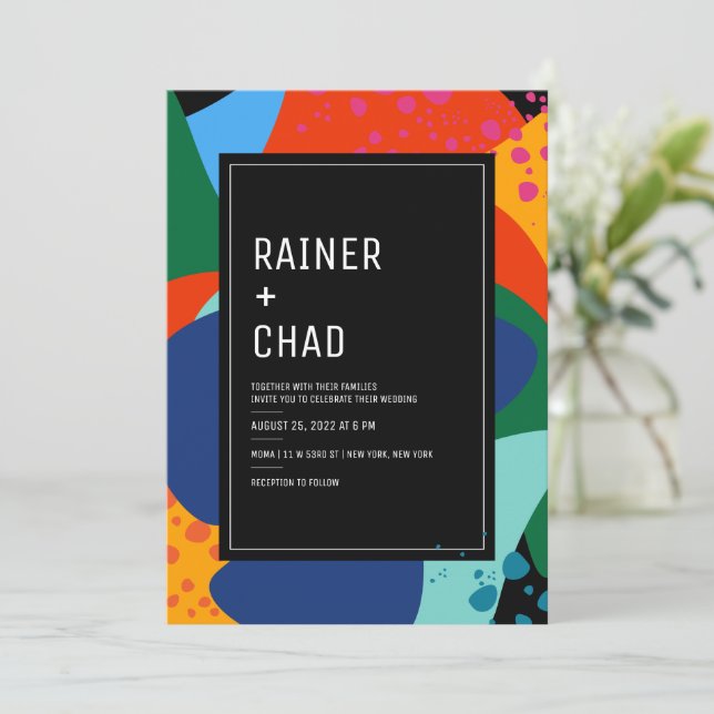 Einladung | Hochzeit | Nacht im Museum (Stehend Vorderseite)