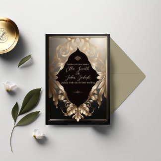Einladung Hochzeitsfeiern Editable Luxusdesigns
