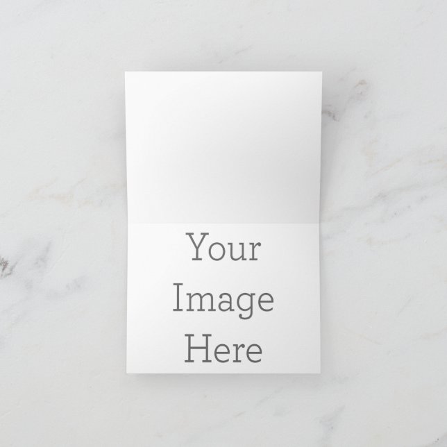 Individuelle gefaltete Einladung, Größe: 10,2 x 14,2 cm, Papier: Signature-Matt, Umschläge: Weiß (Innenseite)