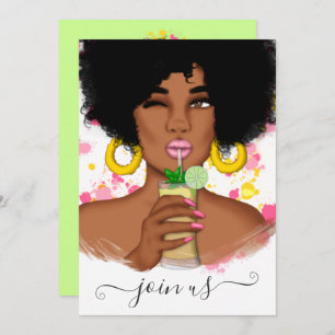 Einladung im Sommer Junggeselinnen-Abschied