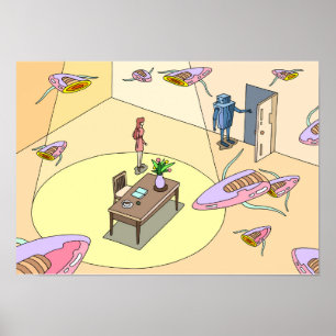 Einladung in eine andere Welt. Poster