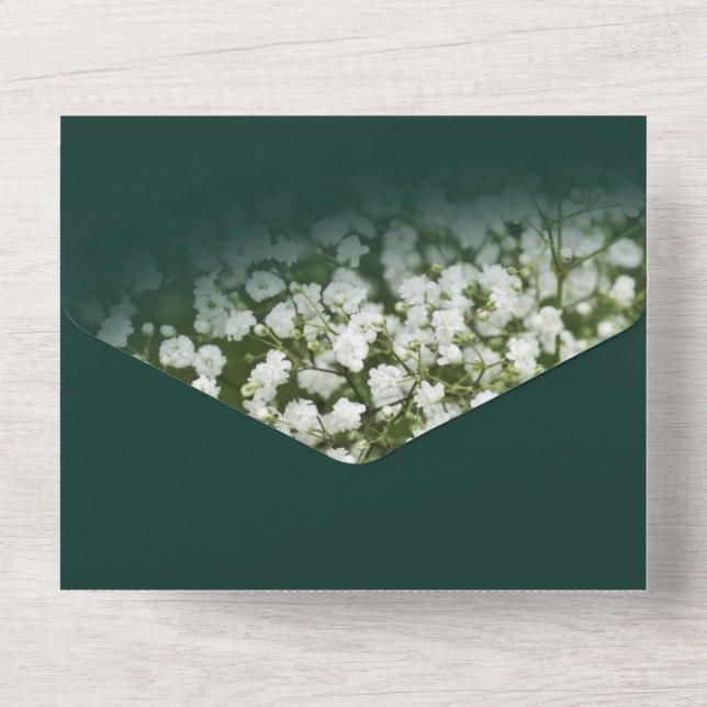 EINLADUNG JADE GREEN WEDING (Rückseite)