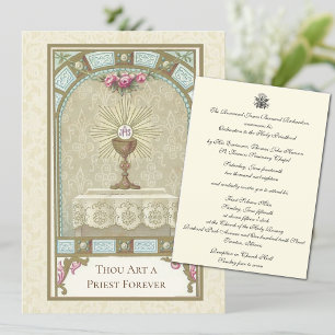 Einladung katholischer Priester Ordination Jahrest