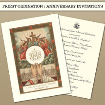 Einladung katholischer Priester Ordination Jahrest
