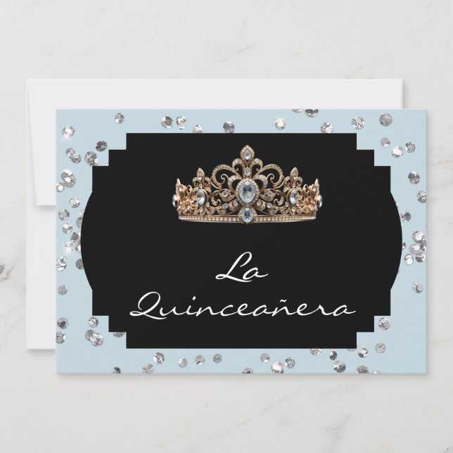 Einladung La Quinceanera (Vorderseite)