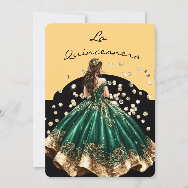 Einladung La Quinceanera (Vorderseite)