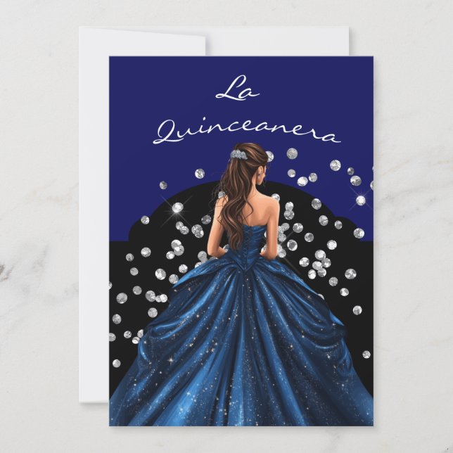 Einladung La Quinceanera (Vorderseite)