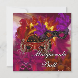 Einladung Masken Maskenball Party 6