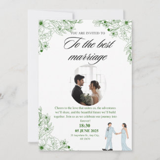 Einladung mit großartigem Design