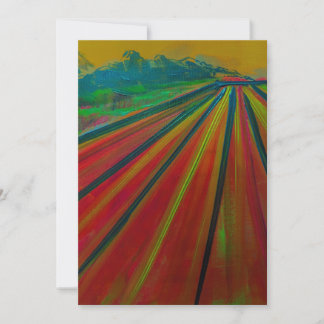 Einladung mit Originalkunstwerk von Alwin Ursola