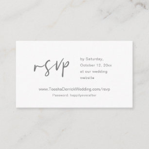 Einladung online UAWG, Website-Karte für Hochzeite