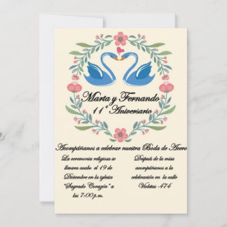 Einladung para aniversario o cumpleaños