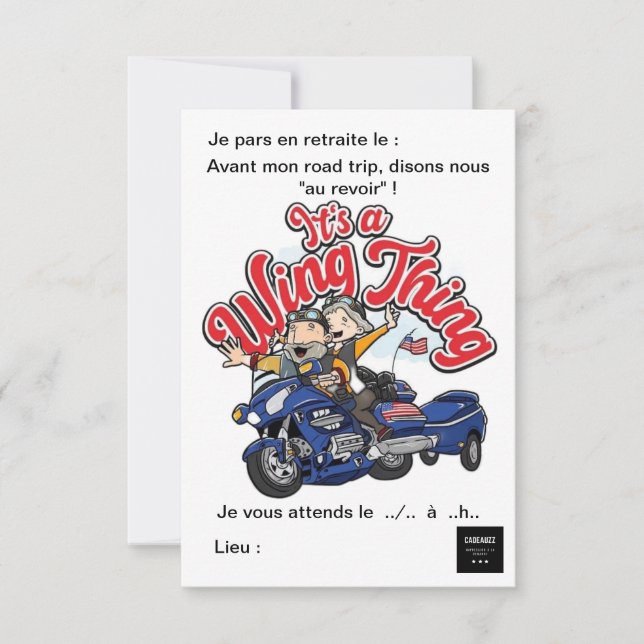 Einladung Pensionierter Topf (Vorderseite)