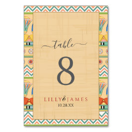 Einladung Pharaonisches Erbe auf Papyrus Hochzeit Tischnummer