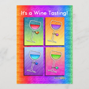 Einladung - Pop Art Wine