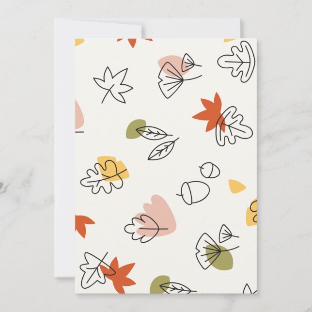 Einladung Postkarte 5" x 7" (Vorderseite)