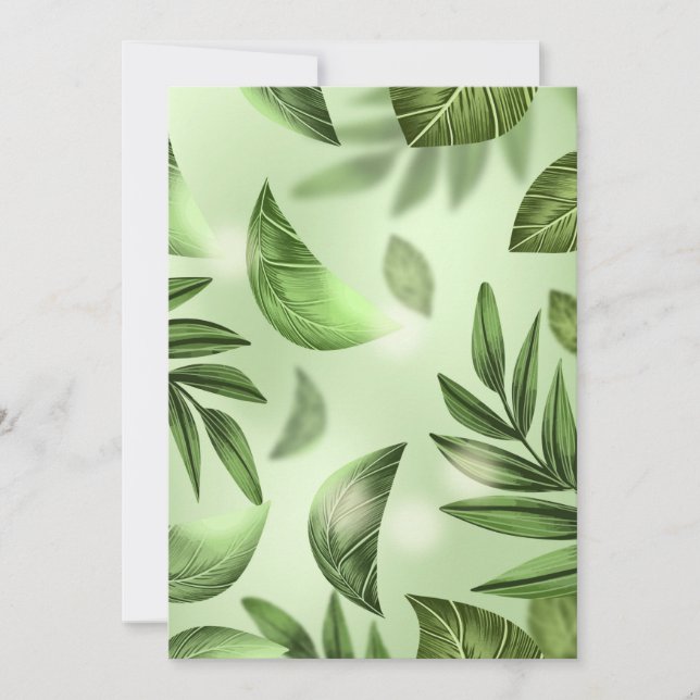 Einladung Postkarte 5" x 7" (Vorderseite)