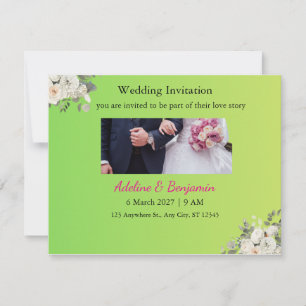 Einladung pro Kartenhochzeit