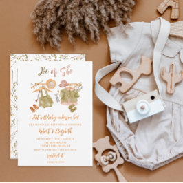 Einladung rustikaler Geschlechter, er oder sie