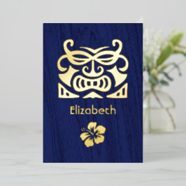 Einladung rustikaler Tropischer Brautparty