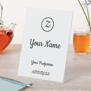 Einladung Sockelschild