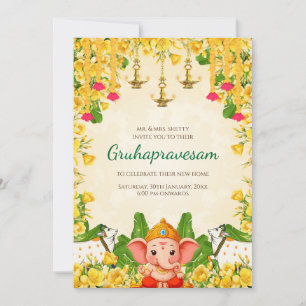 Einladung Tamil zur digitalen indischen Haushaltse