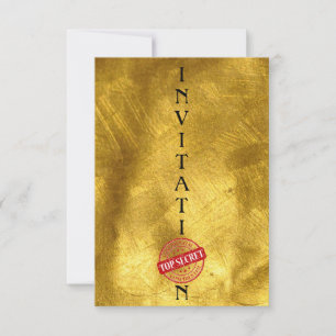 Einladung Top Secret Gentlemen Corporate