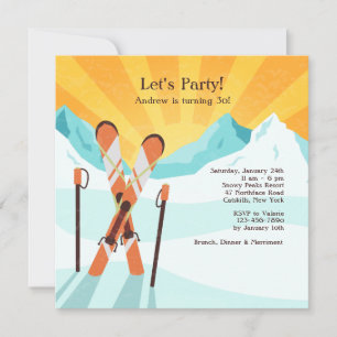 Einladung über Skis