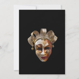 Einladung venezianischer Masken