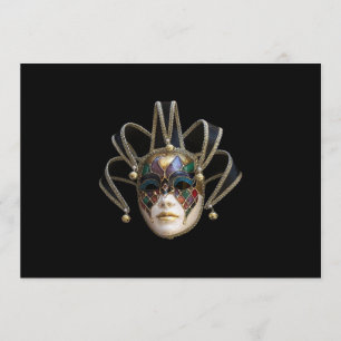 Einladung venezianischer Masken