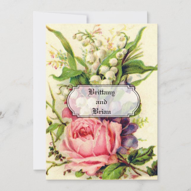 EINLADUNG Vintager FLÜSSIGKEITEN (Vorderseite)